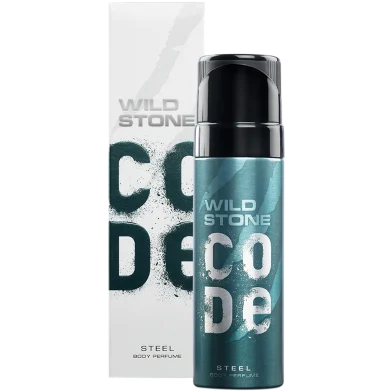 Wild Stone - Code Steel No Gas Body Perfume For Men, Long Lasting Masculine Fragrance - 120ml - Rokomari product